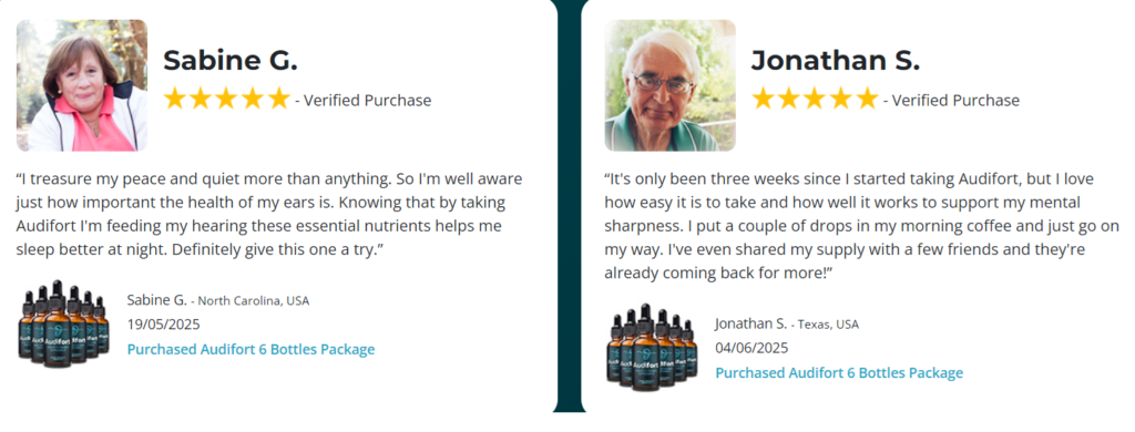 audifort customer testimoials